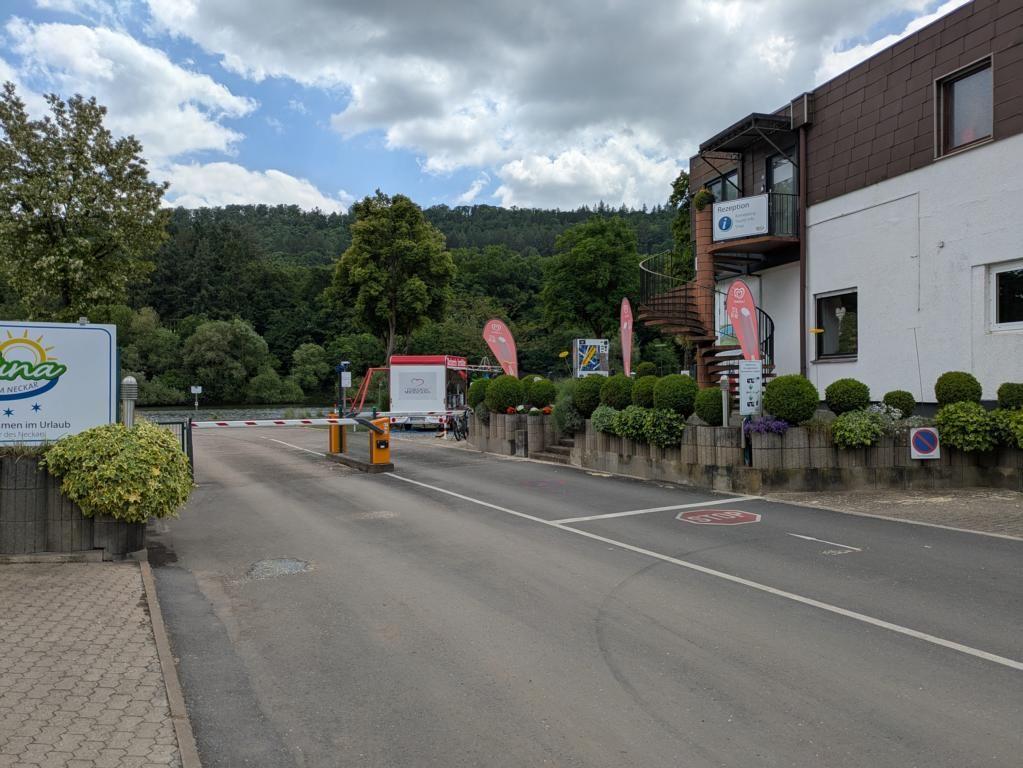 Zufahrt zum Campingplatz